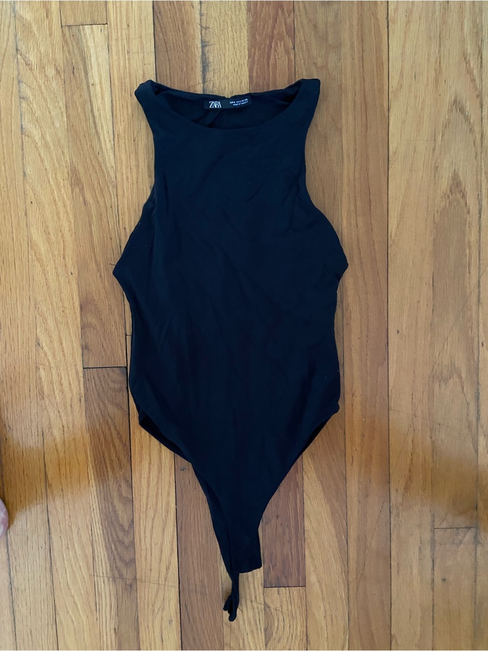 Zara Black Crewneck Top